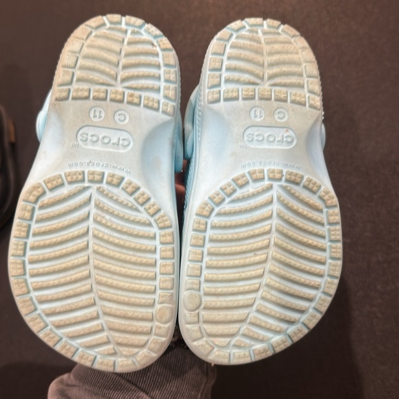 CROCS light aqua shoes children’s - Picture 3 of 5